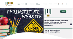 Desktop Screenshot of fhrinstitute.org